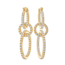 heavenly sparkle hoop earrings UK HSHE a main