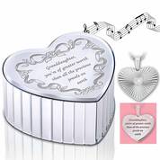 Granddaughter Music Box  Diamond Pendant 5703 001 7 1