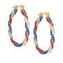 America the Beautiful Hoop Earrings 12011 0077 a main