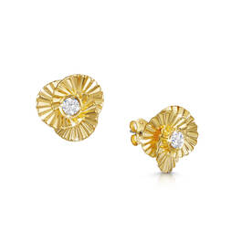 golden blooms cz earrings UK GBLE a main