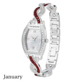 birthstone swirl bracelet watch UK BSWB a january