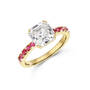 hall of mirrors asscher cut cz ring UK HMAR a main