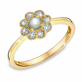 precious moments birthstone diamond 9ct  UK PMBDR f six