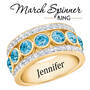 Birthstone Spinner Ring, birthstone spinner ring UK BSPPR e five