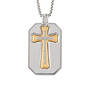 Personalized Two in One Diamond Cross Pendant 12049 0016 b front
