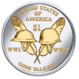 the platinum gold highlighted sacagawea  UK NPG g seven