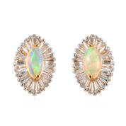 Opal White Zircon Stud Earrings 11142 0261 b alt