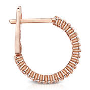 the white hot silver earrings in rose UK WHER2 b two