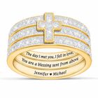 blessed love stackable diamond ring set UK RDRS a main