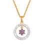 starstruck amethyst and diamond pendant UK STAMDP a main