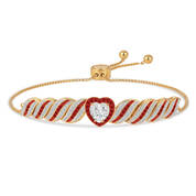 Personalized Everlasting Love Birthstone Bracelet 10674 0012 a main
