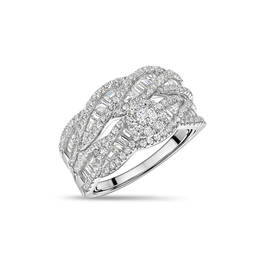 BRIDAL BAGUETTE RING SET UK BRIR a main