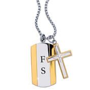 prayer personalised dog tag and cross UK PDTCP a main