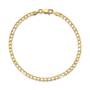 golden italian curb chain bracelet UK GICCB a main