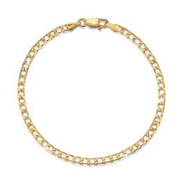 golden italian curb chain bracelet UK GICCB a main
