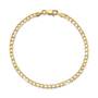 golden italian curb chain bracelet UK GICCB a main