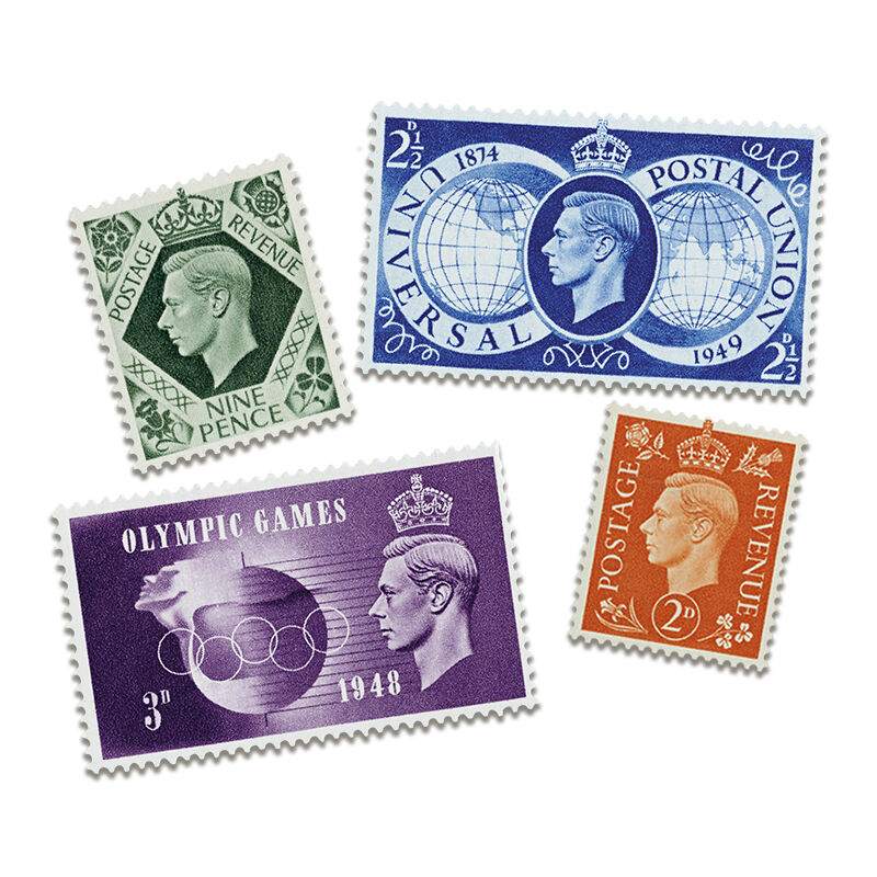 the george vi stamp collection UK G6ST a main