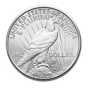 the uncirculated peace silver dollar col UK PCN b two