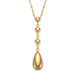 Drop of Gold 1kt Necklace 10893 0025 a main