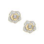 Diamond Rose Initial Pendant with Free Matching Earrings, Diamond Rose Initial Pendant 12023 0016 t earring