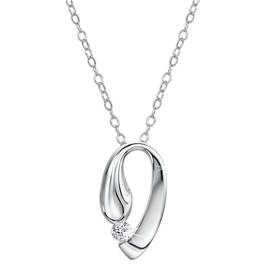 style in silver floating jewel pendant UK SSFJP a main