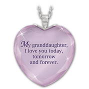 granddaughter crystal pendant UK GDBCP2 b two