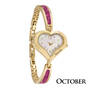 the personalised birthstone heart watch UK PHBW k eleven