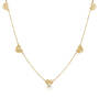 9ct gold endless love necklace UK GELN a main