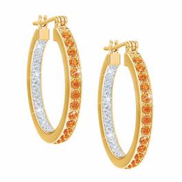 birthstone diamond inside out hoop earri UK BIOHR k eleven