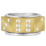 high roller mens spinner ring UK HRSR b two