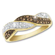 mocha swirl real diamond ring UK CSDR2 a main