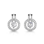illumination pendant and earring silver set UK IPES b two