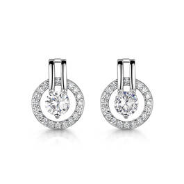 illumination pendant and earring silver set UK IPES b two