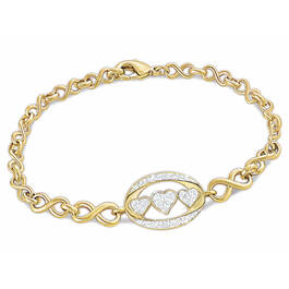 i love you diamond bracelet UK ILUBR2 a main