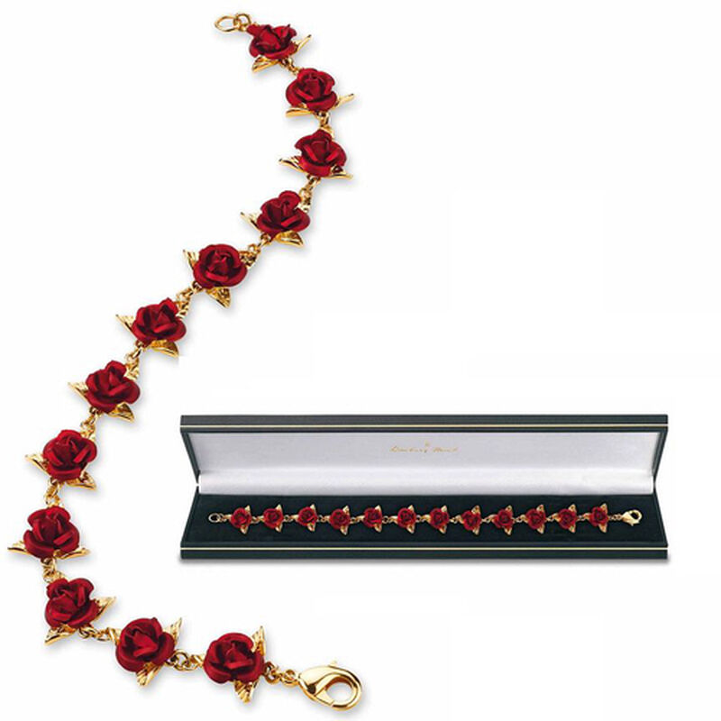 a dozen roses romance bracelet UK DRBR3 a main