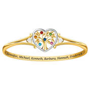 family birthstone tree bangle UK FBTB a main