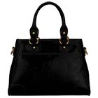 personalised initials black handbag UK IPBB d four