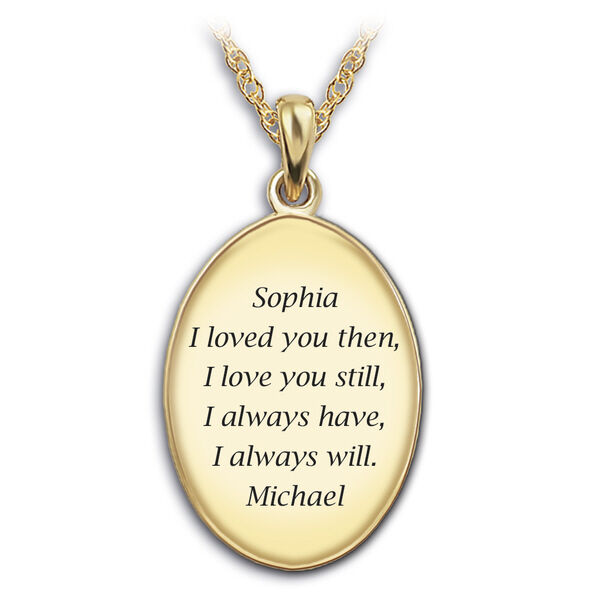 I love you personalized diamond pendant sale