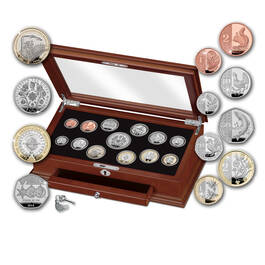 the 2025 annual coin set UK AS25P d four