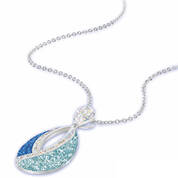 blue wave crystal pendant UK BWCP3 a main