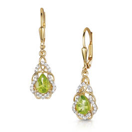 peridot peppermint drop earrings UK PEPDE a main