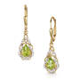 peridot peppermint drop earrings UK PEPDE a main