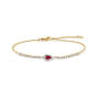 ruby and diamond passion 9ct gold bracelet UK RGOB a main