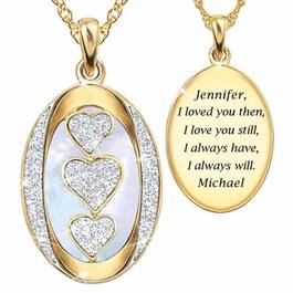 Personalized Diamond I Love You Pendant 5238 002 9 1