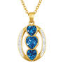 i love you birthstone pendant UK ILYBP2 l twelve