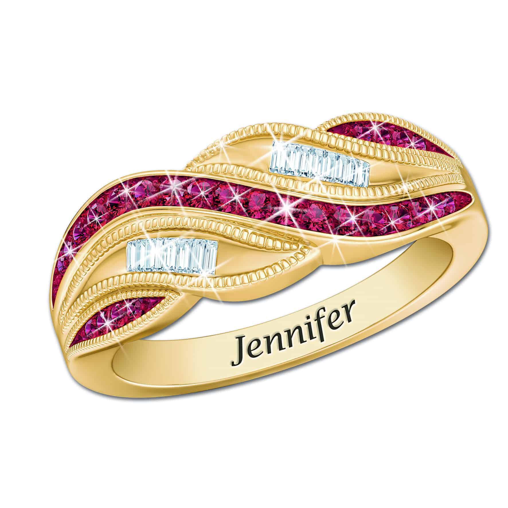 Personalised birthstone outlet rings uk