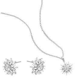 starburst earring and pendant set UK SPES a main