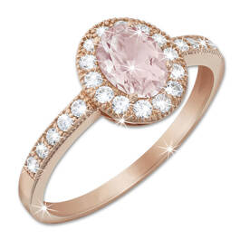 rio sunset morganite ring UK RSMR a main