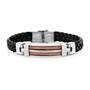 RUSTIC LEATHER COPPER BRACELET UK MRLUB a main