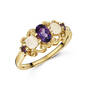 saturn and venus 9ct gold ring UK SVGR a main